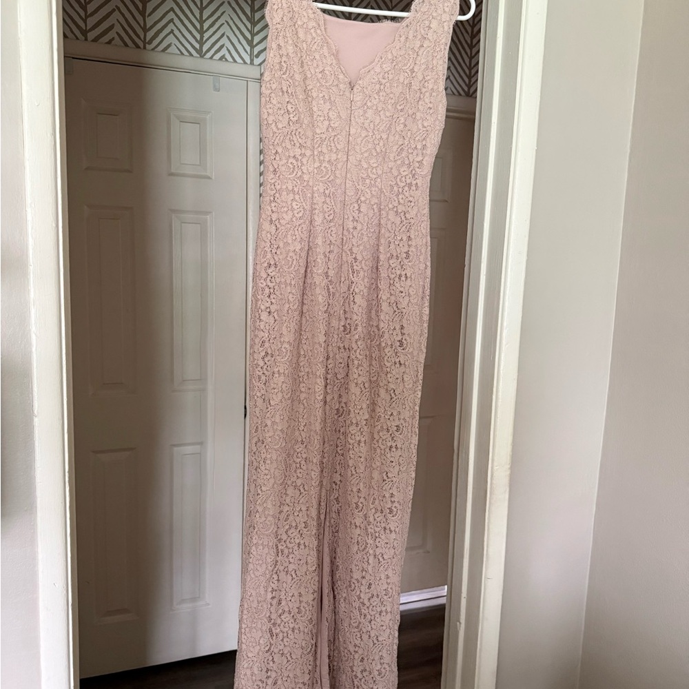 Adrianna Papell blush pink dress
